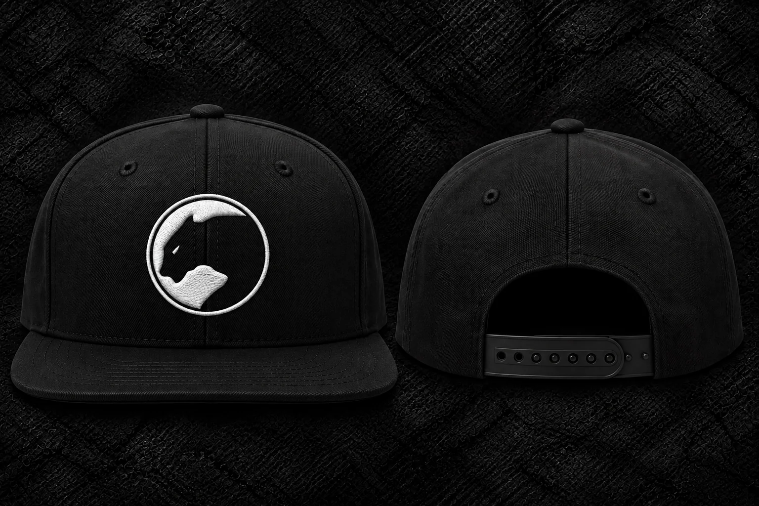 Adult Snapback in Black & White - Paragon BJJ official team merchandise