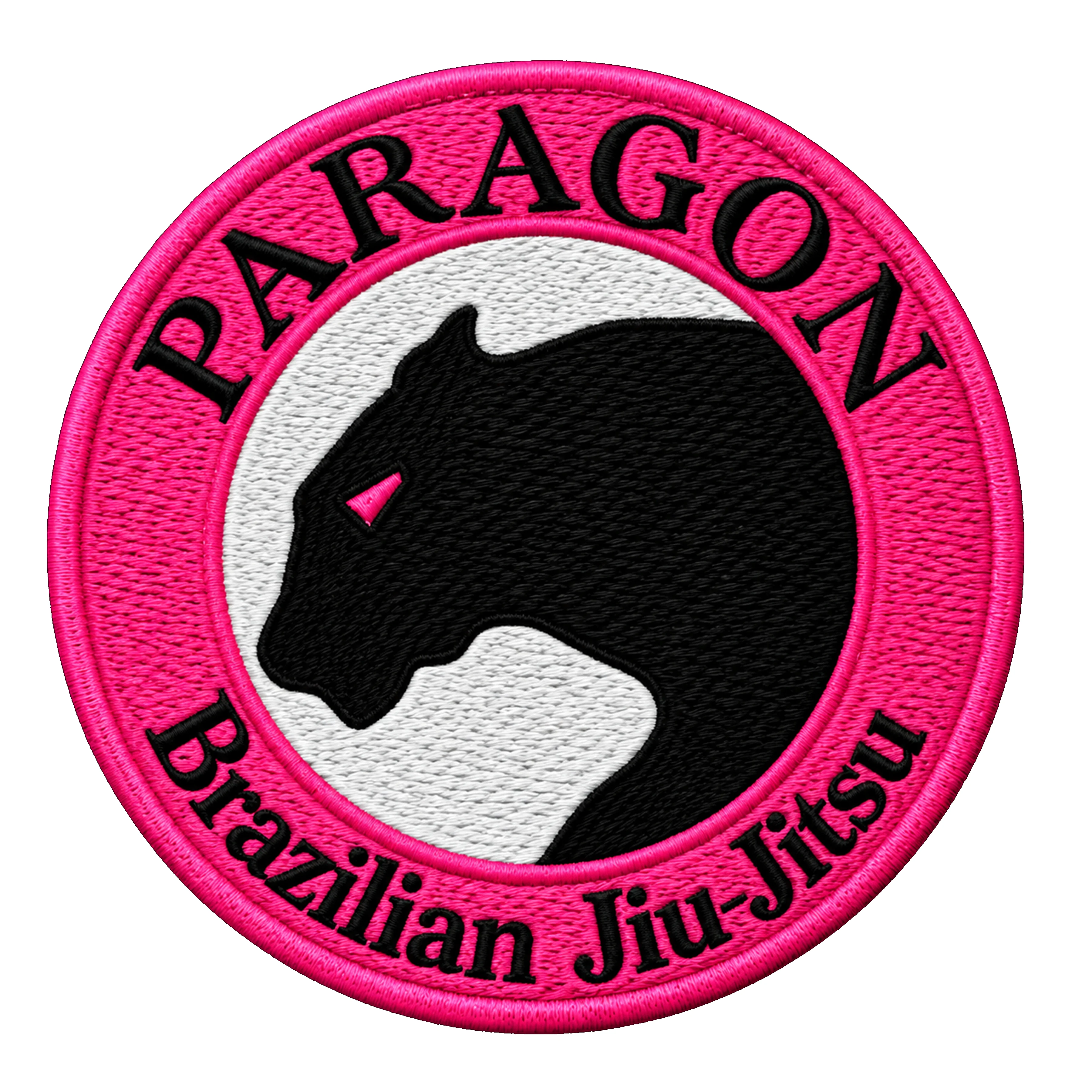 3” Embroidered Patch in Pink - Paragon BJJ official team merchandise