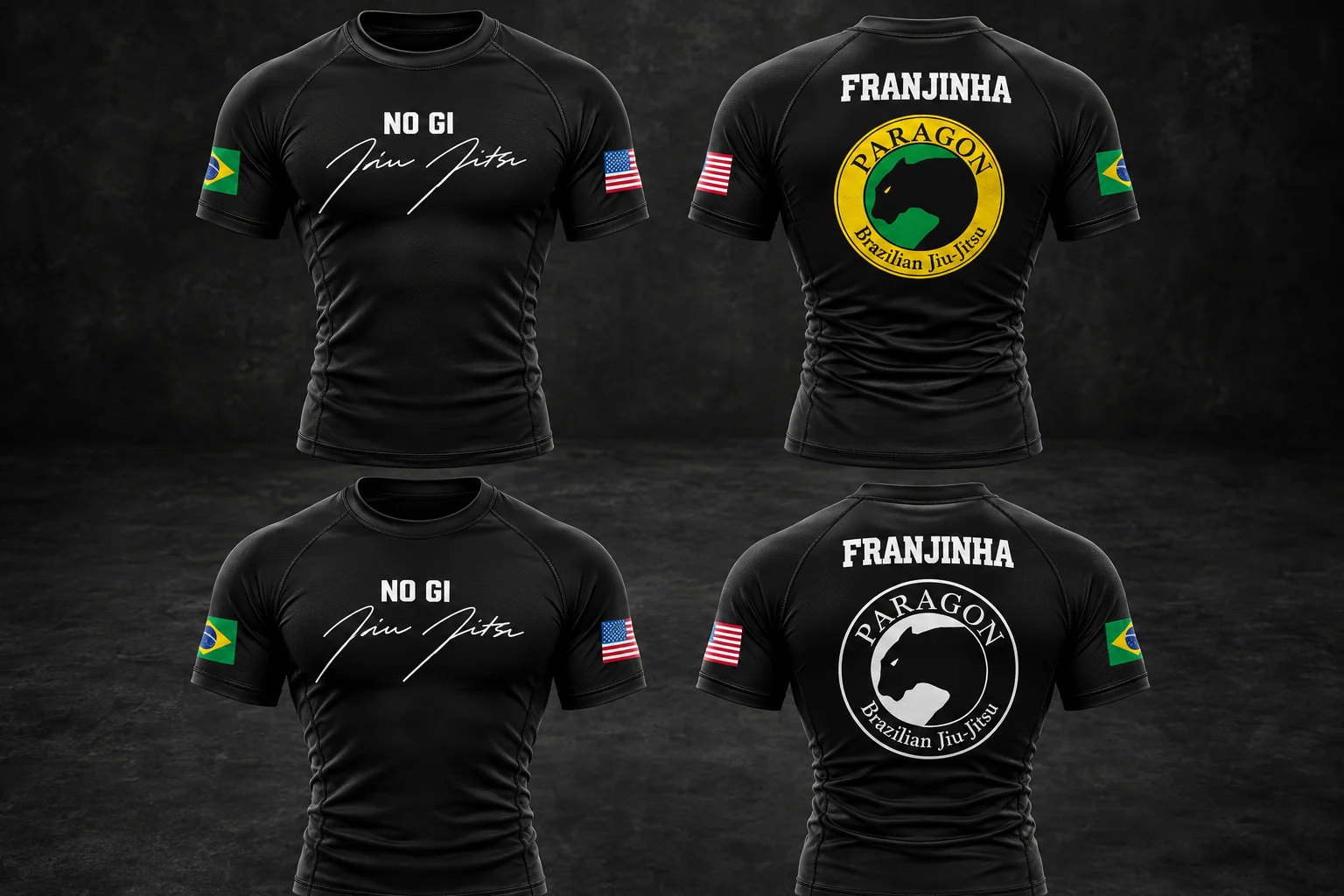 Youth Custom Short Sleeve Rash Guard in Original - Paragon BJJ official team merchandise