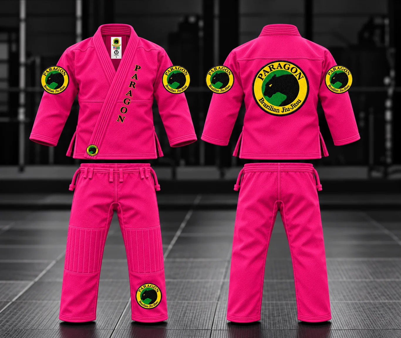 Youth Gi in Pink / Original - Paragon BJJ official team merchandise
